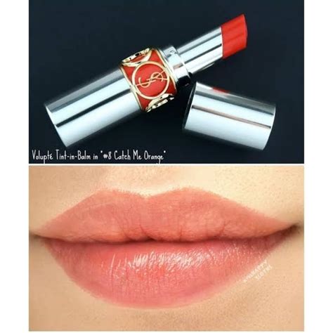 ysl volupte tint in balm catch me orange|YSL Catch Me Orange (8) Volupte Tint.